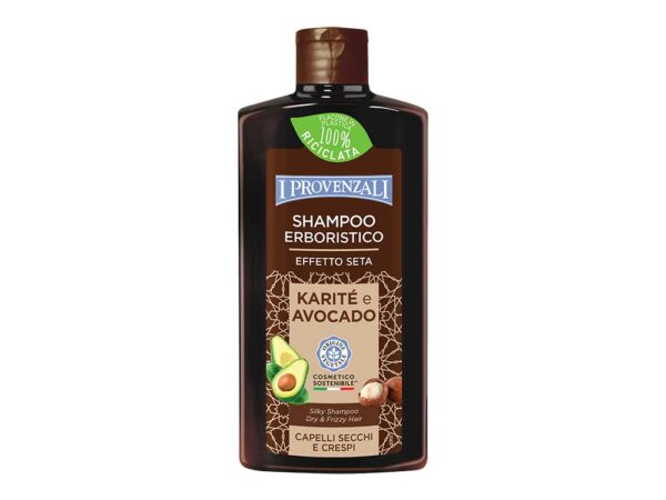I Provenzali Shea ja Avokaado šampoon kuivadele ja pusas juustele, 250ml