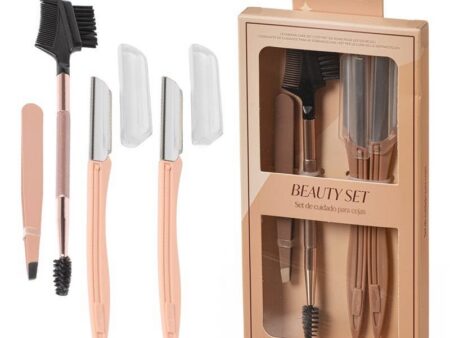 Eyebrow Brush and Blade Set